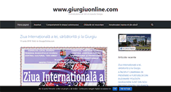 Desktop Screenshot of giurgiuonline.com